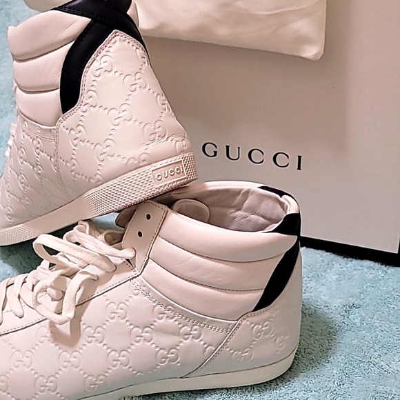 GUCCI HIGHTOP ATHLETIC SHOES SIZE 11.5 - Picture 2 of 4